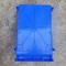 صناديق بلاستيكية قابلة للتكديس باللون الأزرق 20 كجم حاويات تخزين صواميل ومسامير