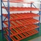 2.5 Tons Racks Carton Flow Orange 75mm Gravow Flow Rack في المستودع